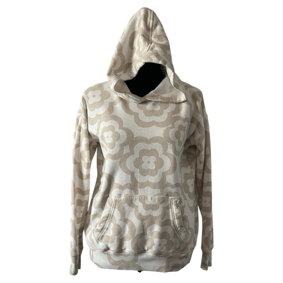 abercrombie kids Tops - Abercrombie Kids Cream Floral Hoodie